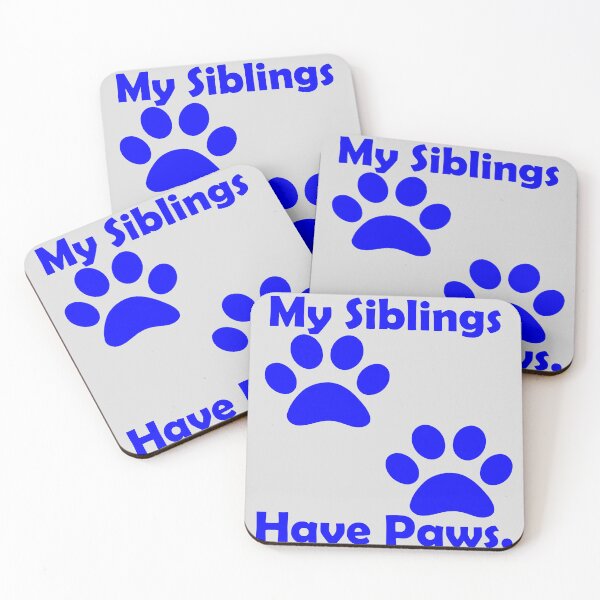 Item preview, 05 My Siblings Have Paws , Pet Pregnancy and Birth Announcement designed and sold by Ouais  Malak.