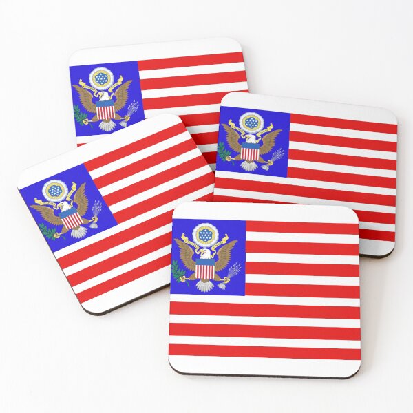 Item preview, USA coat of arms flag designed and sold by AidanMDesigns.