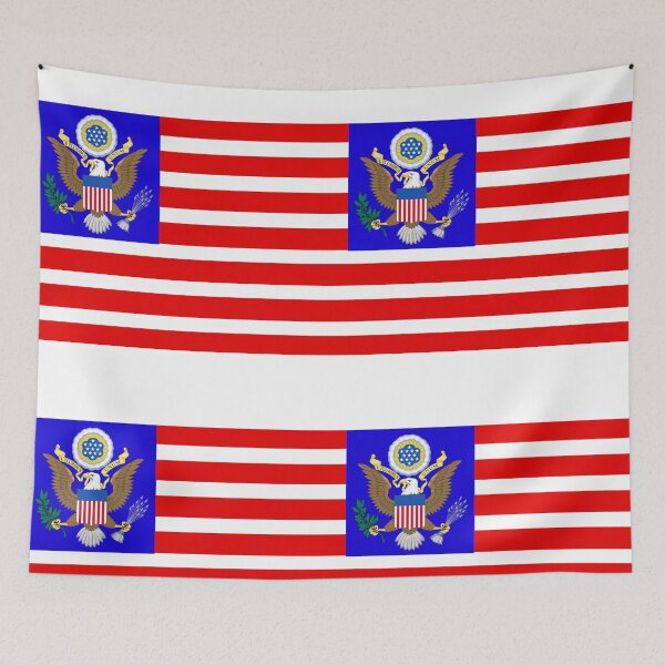 Item preview, USA coat of arms flag designed and sold by AidanMDesigns.