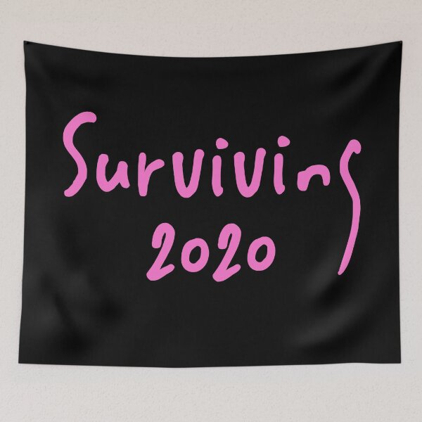 Item preview, Surviving 2020 - pink font designed and sold by Mennen’s Art.