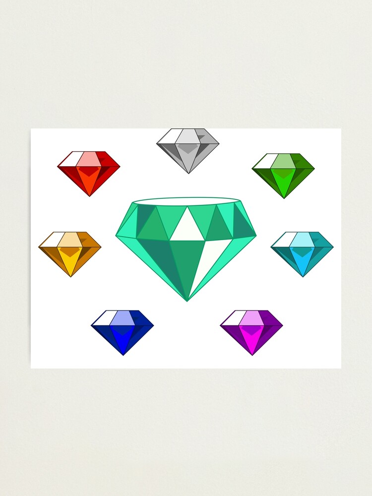 Chaos Emeralds Sticker for Sale by HybridSketches