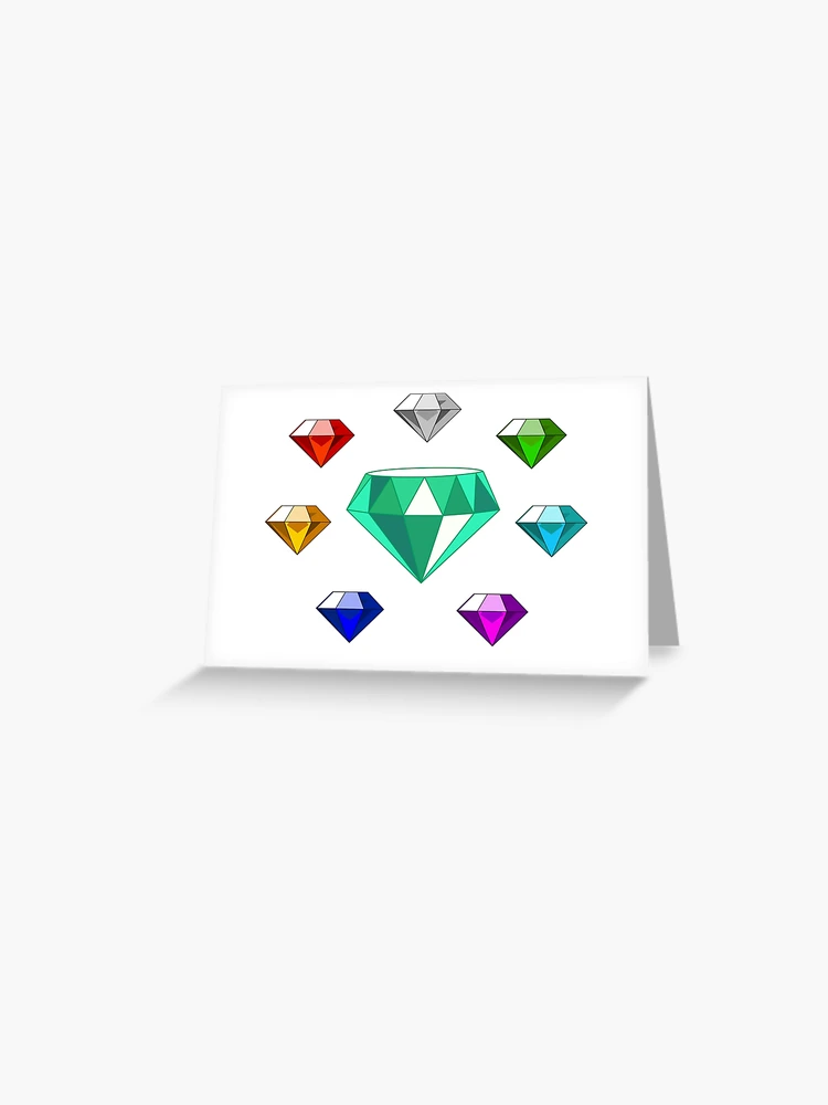 Chaos Emeralds Greeting Card for Sale by HybridSketches