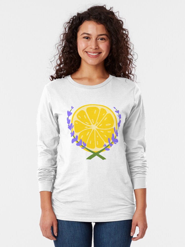 Thumbnail 2 of 5, Long Sleeve T-Shirt, Lavender Lemonade Logo designed and sold by LavenderLem.