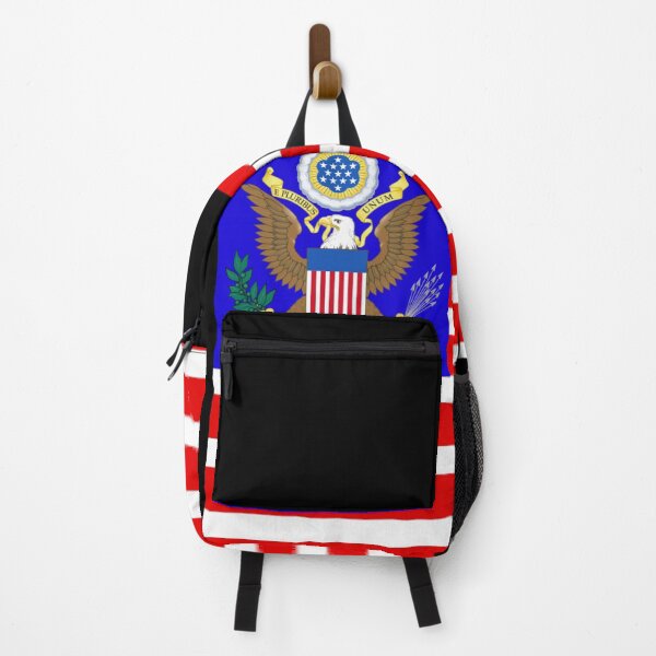 Item preview, Black USA coat of arms flag designed and sold by AidanMDesigns.