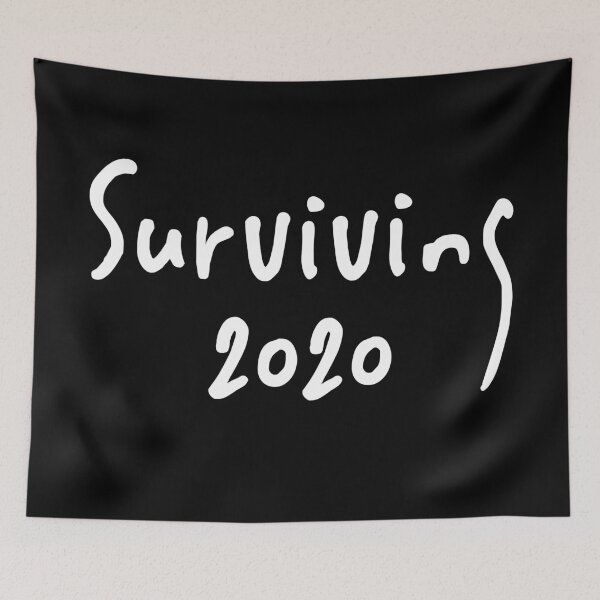 Item preview, Surviving 2020 - white font designed and sold by Mennen’s Art.