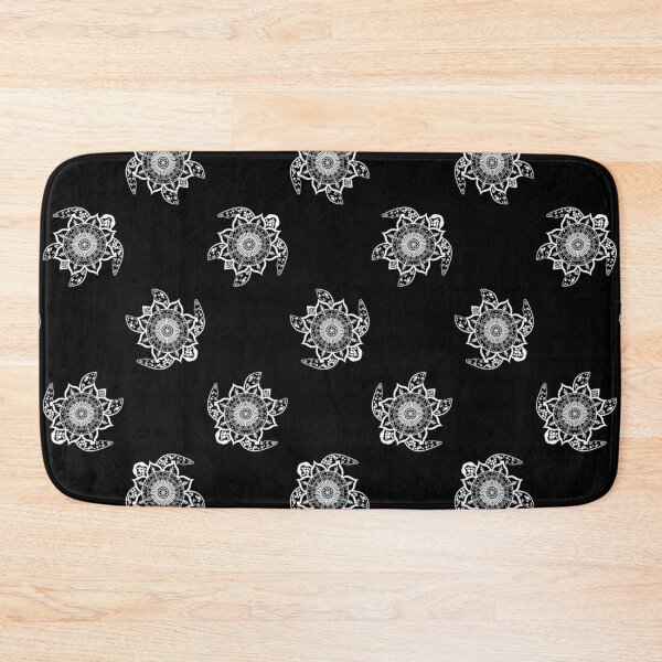 Item preview, Mandala Sea Turtle Pattern White / Black designed and sold by drxgonfly.