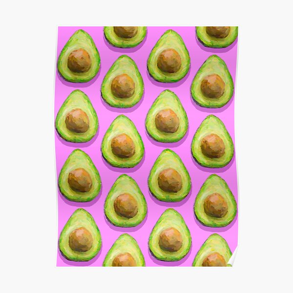 Avocado Pop Art Poster