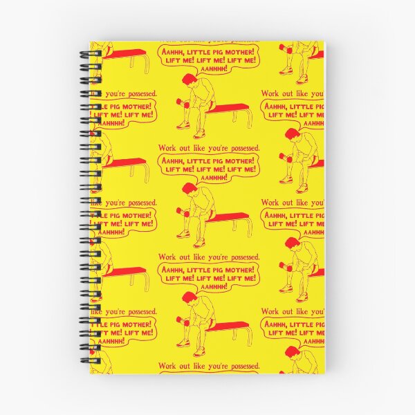 Item preview, Funny Lifting Quotes - Work Out Like You're Possessed - red designed and sold by tommytidalwave.