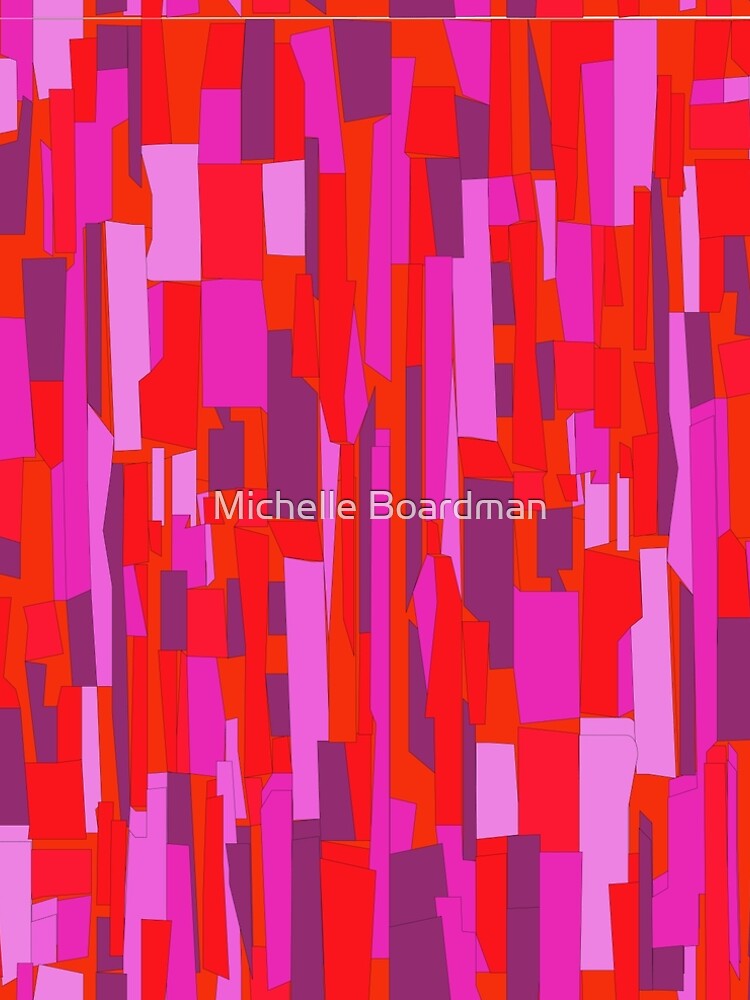 Retro 60s Crackle Glass Pattern, Party Disco by michelle2mmb