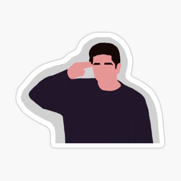 Ross Geller Friends Tv Show Sticker by Friends for iOS & Android