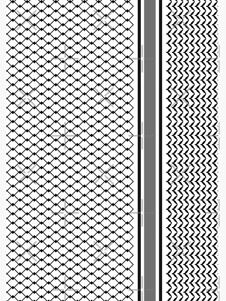 Palestinian Keffiyeh - كوفية فلسطينية  Spiral Notebook for Sale