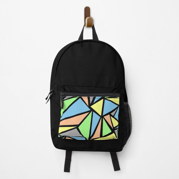 Copy of dark blue swirl art Backpack