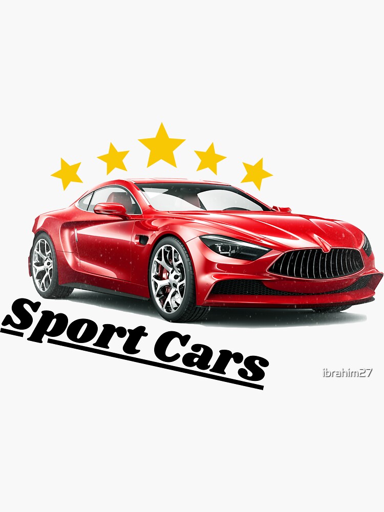 "Sport Cars 1" Sticker by ibrahim27 Redbubble