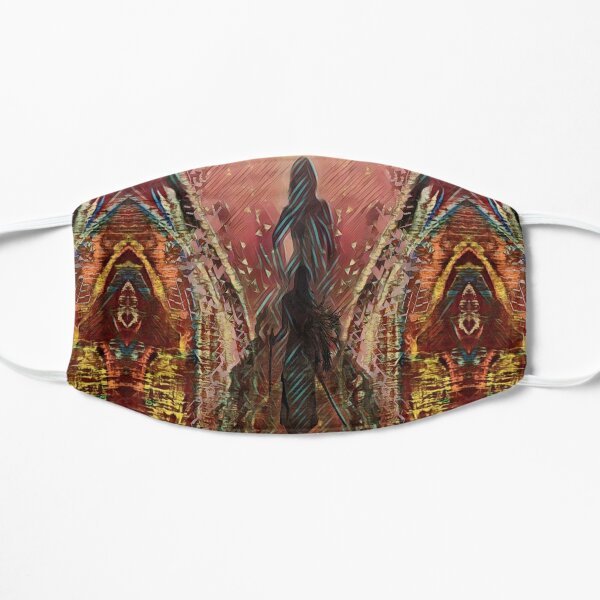 Still I Stand Between the Shrines Flat Mask