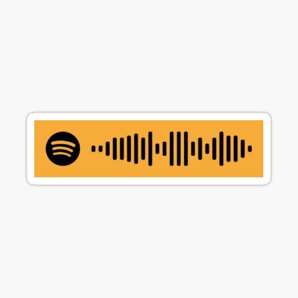 Spotify Scan Code Stickers Redbubble - sk8er boi roblox id code