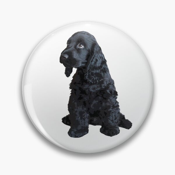 Item preview, English Cocker Spaniel Cute Black Puppy Dog designed and sold by Elarex.