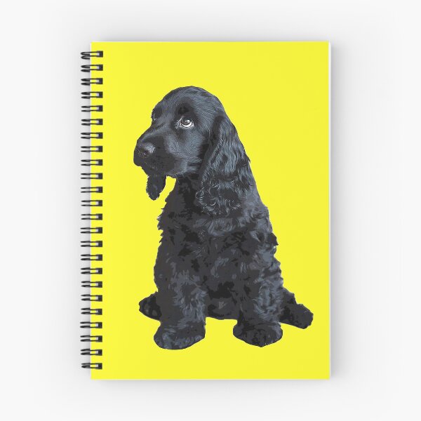 Item preview, English Cocker Spaniel Cute Black Puppy Dog designed and sold by Elarex.