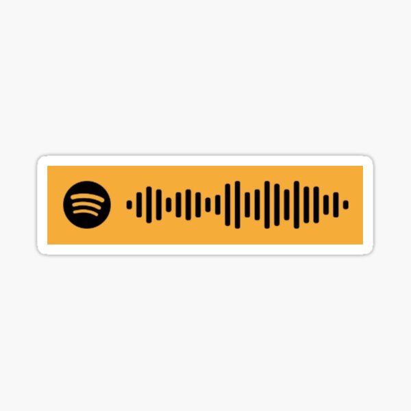 Ratatouille Le Festin Song Spotify Code Sticker By Spotify Codes Redbubble - le festin roblox id code