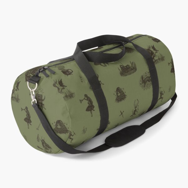Folk Horror in green Duffle Bag