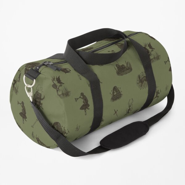 Folk Horror in green Duffle Bag