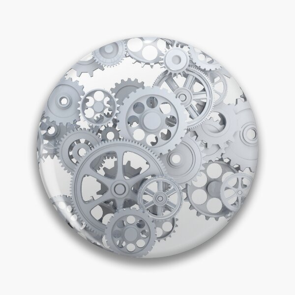 Item preview, 3D White Gears designed and sold by DrakeDuck.