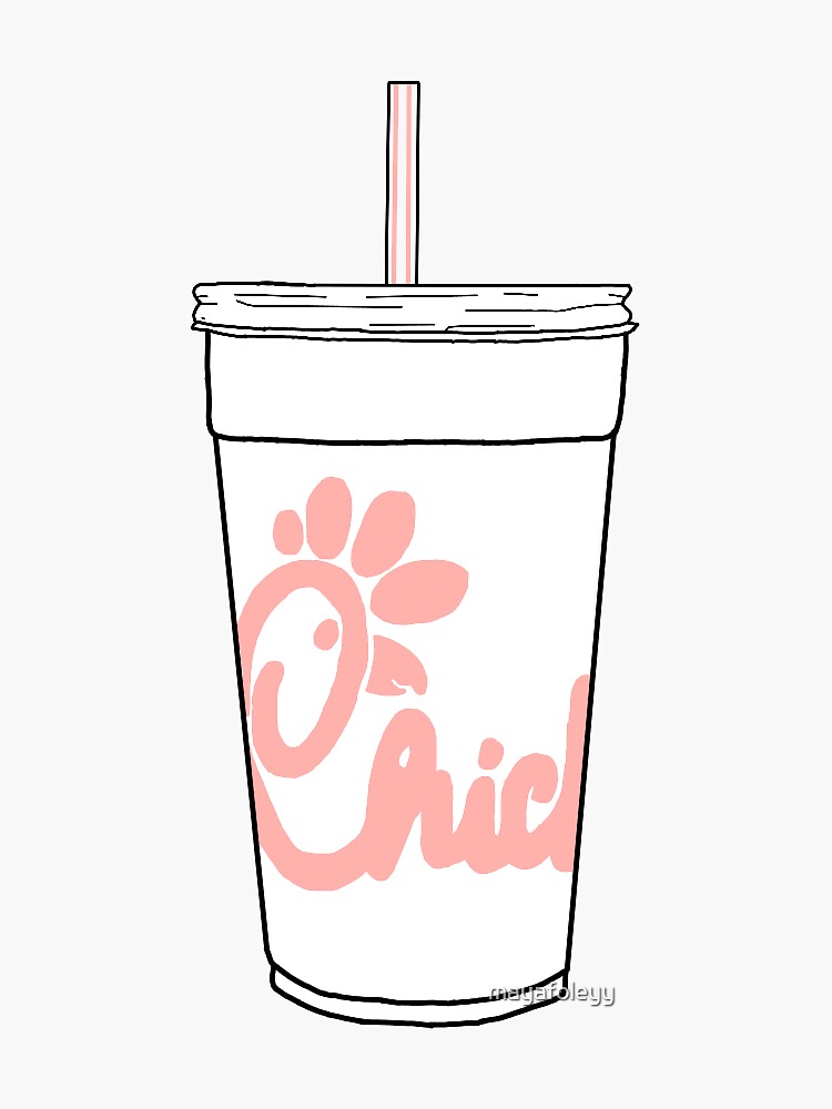 "Pink Chick Fil Drink" Sticker for Sale by mayafoleyy Redbubble