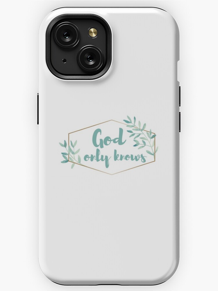 GOD ONLY KNOWS 天使デザイン iPhoneケース GOD ONLY KNOWS ANGEL LOGO iPhone CASE