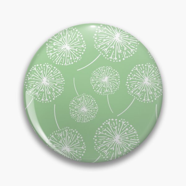 Item preview, Dandelion clocks on green designed and sold by LittleBettyMakes.