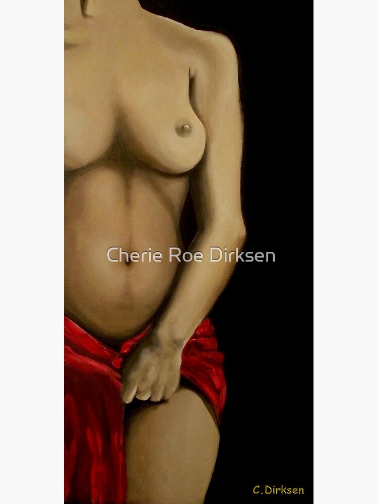 Nude in Red by cheriedirksen