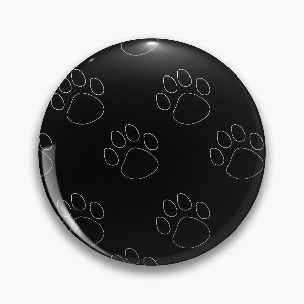 Item preview, Paw Prints (Black) designed and sold by CreateMayhem.
