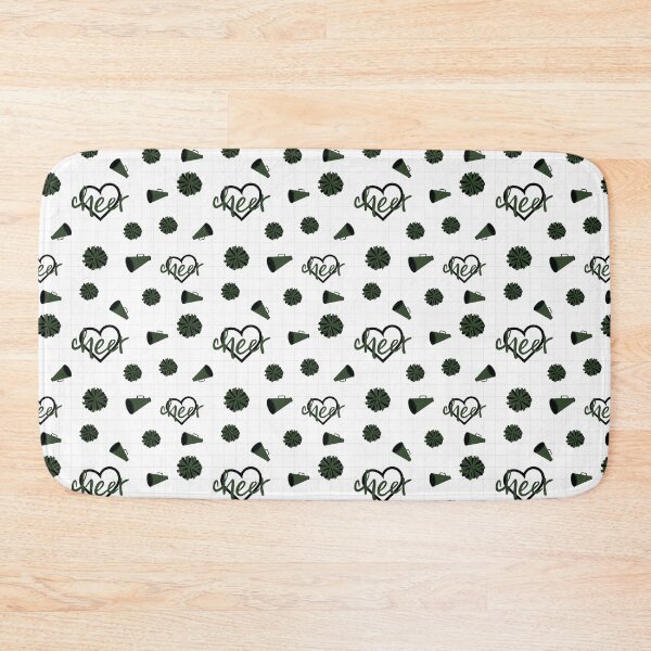 Item preview, Forest Green Cheer Hearts, Pom Poms, Megaphone Pattern designed and sold by Susan Says.