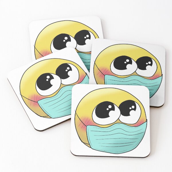 Cursed Emoji Meme Coasters for Sale