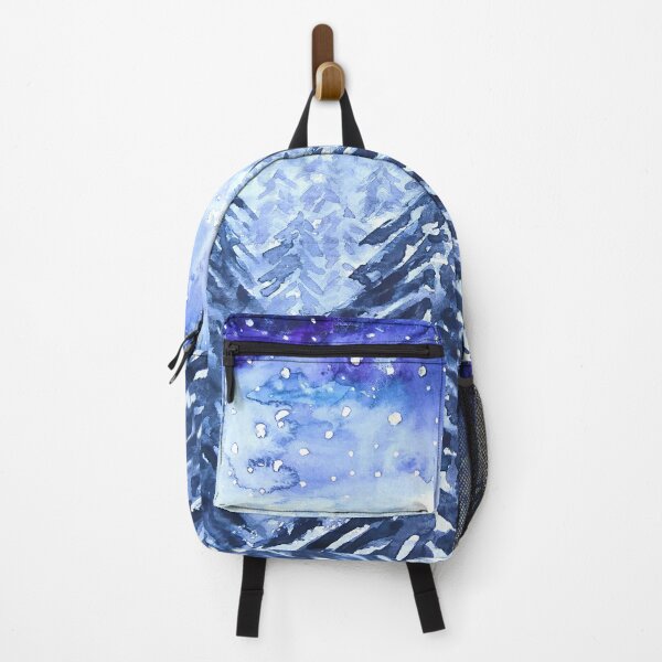 Item preview, hand painted pine forest under galaxy  designed and sold by ColorandColor.