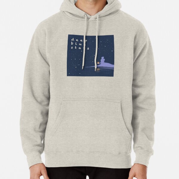 Deep Blue Stars Logo Pullover Hoodie