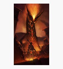 OoT: Volvagia vs Link Photographic Print