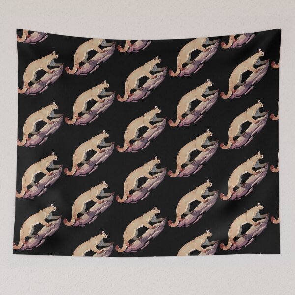 Item preview, Mountain Lion Climbing designed and sold by Sumire76.