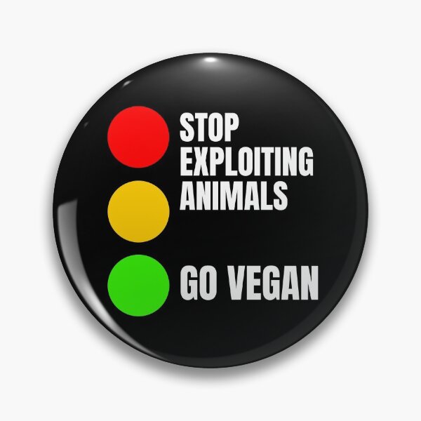 Item preview, Stop Exploiting Animals - Go Vegan | Traffic Lights designed and sold by EarlessPierre.