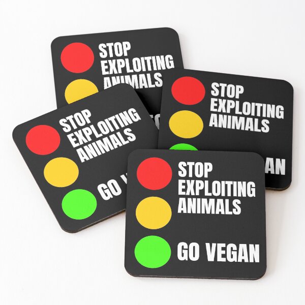 Item preview, Stop Exploiting Animals - Go Vegan | Traffic Lights designed and sold by EarlessPierre.