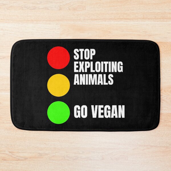 Item preview, Stop Exploiting Animals - Go Vegan | Traffic Lights designed and sold by EarlessPierre.