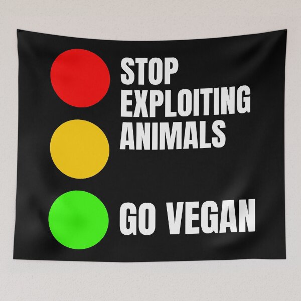 Item preview, Stop Exploiting Animals - Go Vegan | Traffic Lights designed and sold by EarlessPierre.