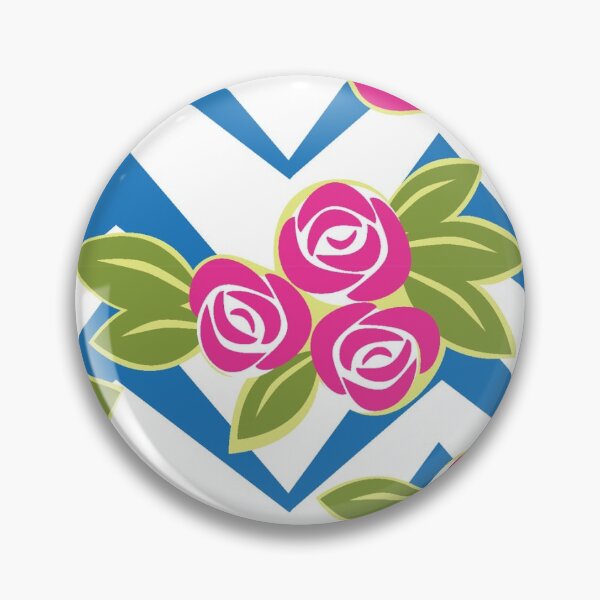 Item preview, ZigZag Rose - Blue designed and sold by Pinking-Sher.