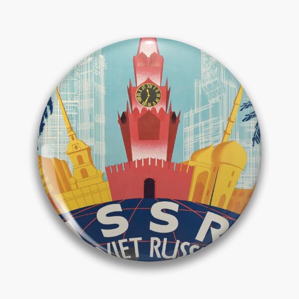 Item preview, USSR Soviet Russia vintage travel poster designed and sold by stickart-marek.