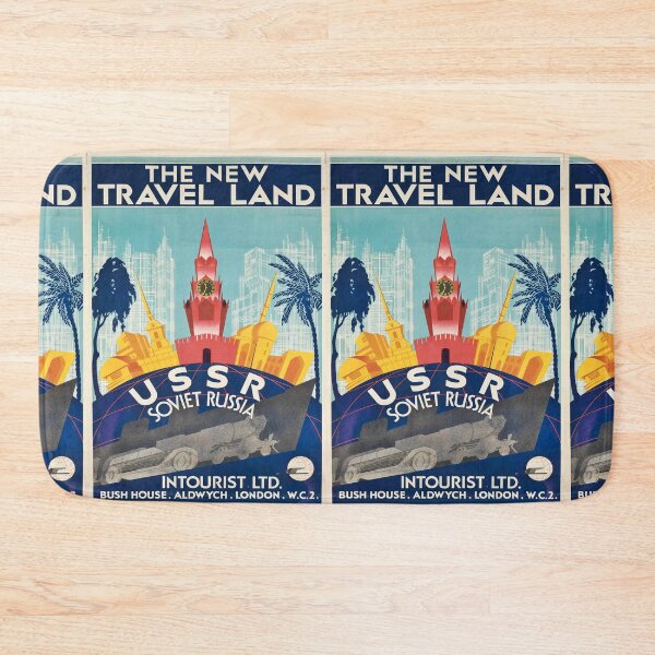 Item preview, USSR Soviet Russia vintage travel poster designed and sold by stickart-marek.