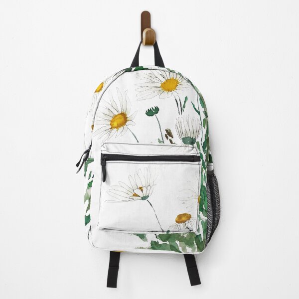Item preview, hand painted white Margaret daisy watercolor  designed and sold by ColorandColor.