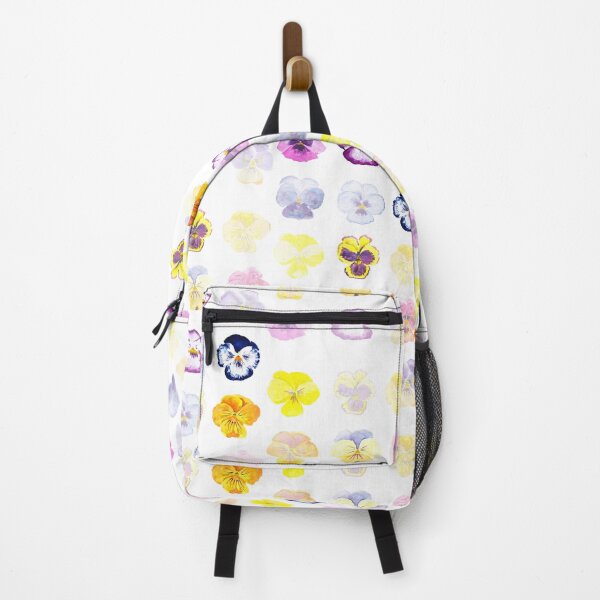 Item preview, colorful pansy pattern watercolor designed and sold by ColorandColor.