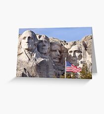 Mount Rushmore South Dakota Black Hills Greeting Card