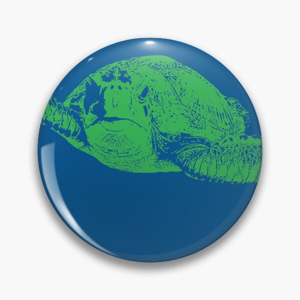 Item preview, Blue & Green Turtle designed and sold by erinsands.