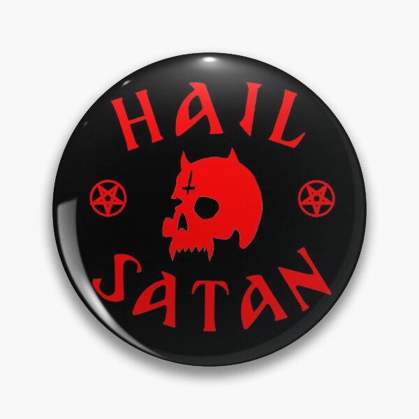 Item preview, Hail Satan Skull designed and sold by Kolsab.
