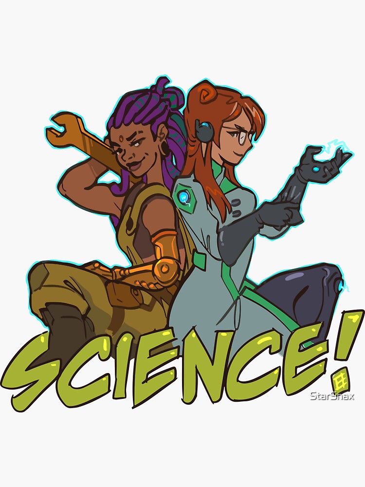 Thumbnail 3 of 3, Sticker, SCIENCE! Girlfriends designed and sold by StarSnax.