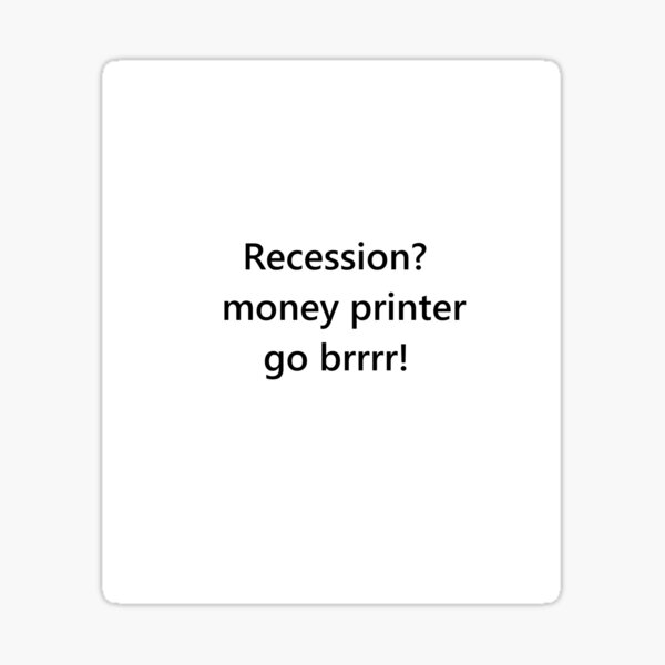 Item preview, Money printer go brrr shirt designed and sold by xeron32.